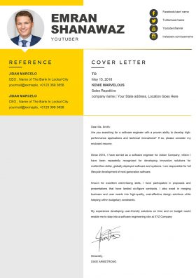 Professional HR Management Cover Letter template